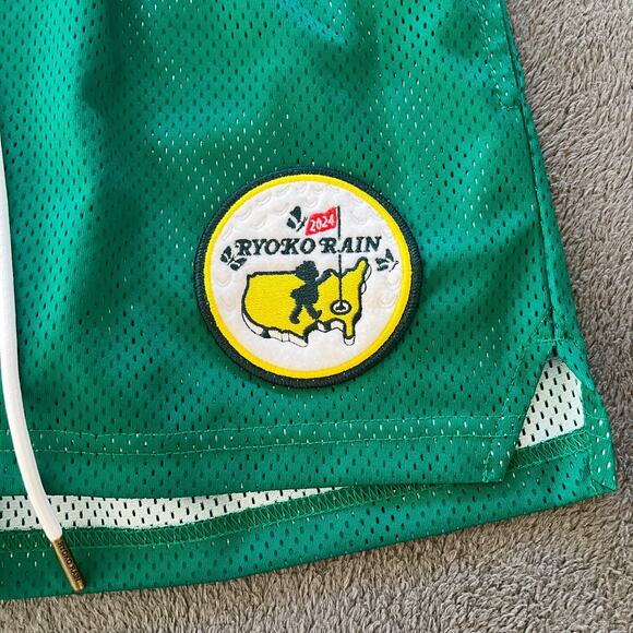 Ryoko Rain 2024 Green Mesh Breathable Drawstring Athletic Shorts Women’s Size S - Picture 3 of 9